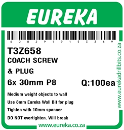 T3Z658 - Coach Screw & Plug -T3Z658_Label_T